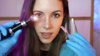 ASMR Basic Ear Cleaning Measuring Ear Pick Otoscope 👂 [upl. by Orran]