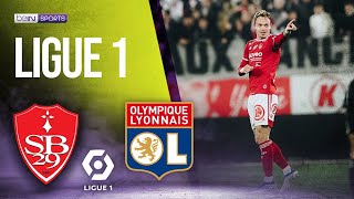 Brest vs Lyon  LIGUE 1 HIGHLIGHTS  04202022  beIN SPORTS USA [upl. by Etnecniv402]