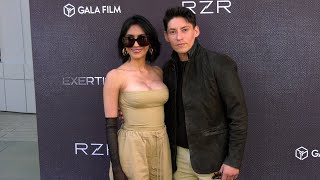 Carlos Pratts and Cristina Vee attend Gala Films quotRZRquot FYC screening event in Los Angeles [upl. by Kcirdderf]