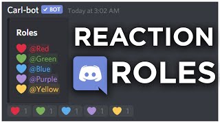 How to Make Reaction Roles on Discord 2022 [upl. by Retnuh269]