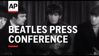 BEATLES PRESS CONFERENCE  1964 [upl. by Notxarb845]