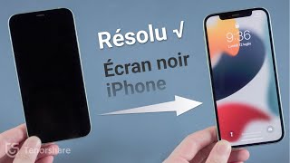 【Solutions 2022】Réparer écran noir dun iPhone [upl. by Va]