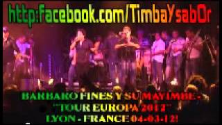 06 Changany  Barbaro Fines Y Su Mayimbe  Tour Europa 2012 [upl. by Adnolrehs]