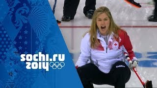 Curling  Womens SemiFinal  Great Britain v Canada  Sochi 2014 Winter Olympics [upl. by Leaper]