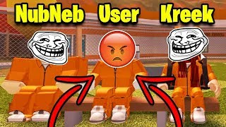 MAKING MYUSERNAMESTHIS RAGE 😡  NubNeb KreekCraft MyUsernamesThis  Roblox Jailbreak New Update [upl. by Audra]