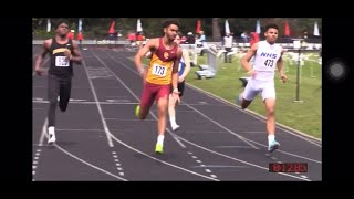 Tyller Hanrahan 100m Dash Centennial Invitational [upl. by Manning513]