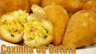 COXINHA DE BATATA  MASSA DE ALTO RENDIMENTO [upl. by Borchers280]