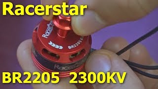 Racerstar BR2205 2300KV  Brushless Motor Unboxing Specs [upl. by Betthezul581]