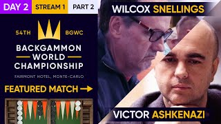 54th Backgammon World Championship  Day 2  Stream 1  Part 2  Monte Carlo Open  Conso [upl. by Adamok133]