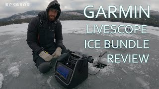 GARMIN LiveScope Ice Bundle Review  LVS34 icefishing [upl. by Tana47]