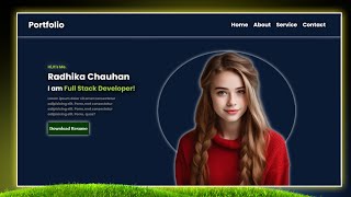 Create A Personal Portfolio Website Using HTML CSS amp JavaScript Tutorial Easy StepByStep [upl. by Leigh389]