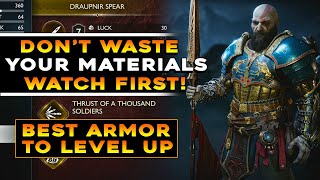 God of War Ragnarok BEST ARMOR FOR END GAME [upl. by Ssew]