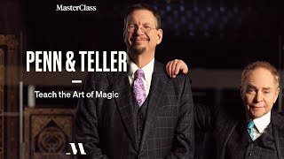 Penn amp Teller Teach the Art of Magic  Official Trailer  MasterClass [upl. by Yrreg]