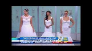 Truly Zac Posen on Good Morning America  Davids Bridal [upl. by Hinze958]