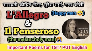 LAllegroquotamp IL PENSEROSO poems by John Milton [upl. by Aire]