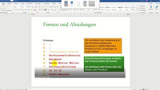 Video Privatbrief nach DIN 5008 2020 [upl. by Maurey]