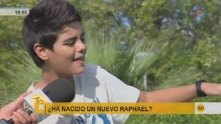 Abraham Mateo 12 years Andalucia en Directo en las noticias [upl. by Aihseym943]