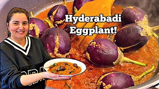 Hyderabadi Bagara Baingan Recipe URDUHINDI [upl. by Harrat]