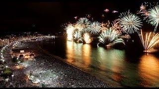 Copacabana Fireworks  New Year 2014  Reveillon  Rio de Janeiro  Fogos ano novo [upl. by Par]