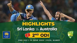 2nd ODI Highlights  Sri Lanka vs Australia 2022 [upl. by Isola852]