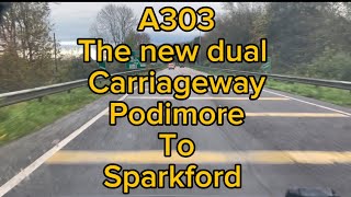 A303 a trip eastbound on the new section of dual carriageway from Podimore to Sparkford [upl. by Viquelia193]