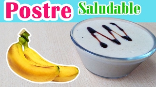 POSTRE SALUDABLE RECETA FÁCIL  bt [upl. by Nois994]