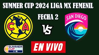 AMERICA VS SAN DIEGO WAVE EN VIVO 🔴 SUMMER CUP LIGA MX FERMENIL 2024 🔴 MI REACCION EN VIVO [upl. by Imtiaz]