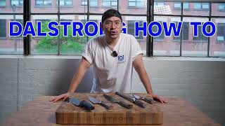 Sharpen Knives With A Honing Rod In 3 Easy Steps  Dalstrong HowTo [upl. by Ardath]