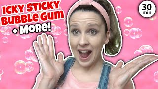 Icky Sticky Bubble Gum Song with Ms Rachel  More Nursery Rhymes amp Kids Songs [upl. by Antonio]