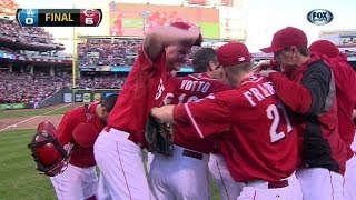 LADCIN Reds clinch NL Central with win over Dodgers [upl. by Richmond]