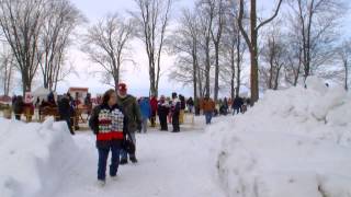 Great Getaways Tip Up Town USA Houghton Lake MI [upl. by Esmaria]