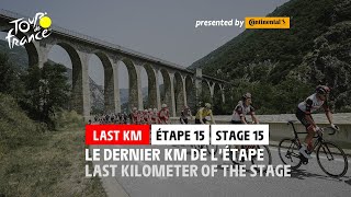 Last KM  Stage 15  TDF2021 [upl. by Idnerb]