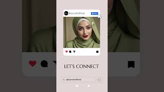 hijabbeauty hijabstyle hijabistyle hijabtutorial [upl. by Eeladnerb]