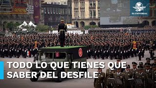 ¿Planeas ir al desfile del 16 de septiembre Te decimos la ruta el horario y dónde verlo [upl. by Audwen]