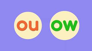 Phonics Chant┃ou · ow ∥ Double Letter Vowels┃Spotlight on One Phonics [upl. by Eaner]