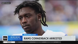 LA Rams cornerback arrested for alleged firearm violation [upl. by Weir]