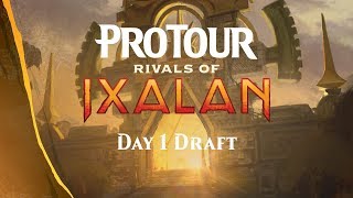 Pro Tour Rivals of Ixalan Day 1 Opening and Draft [upl. by Cralg]