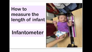 Infantometer  to measure the length of infants Thebabydoctor [upl. by Martynne280]