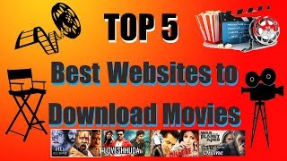 Top 5 best websites to download latest movies Bollywood Hollywood And South Indian [upl. by Ellenahs]