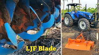 New LJF blade life performance and mileage  New Holland 9010  PTO performance  Taiyo [upl. by Hniht215]