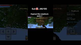 Hypixel Skyblock minecraft skyblock hypixel trending shorts mcpe video gaming gameplay [upl. by Eahcim]