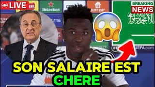 🚨 URGENT RÉAL Madrid Vers Un DÉPART DE VINICIUS  Ce Que CACHE LA SITUATION FINANCIÈRE DU Club 🥲 [upl. by Oynotna]