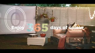 Cuprinol Garden Shades 365 days of colour outdoor cinema [upl. by Megdal]