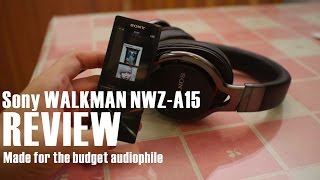 Sony Walkman NWZA15 Review A Music Player for the Budget Audiophile [upl. by Nylynnej775]