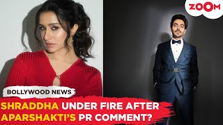 Is Shraddha Kapoor facing public BACKLASH after Stree 2 coactor Aparshakti Khuranas PR comment [upl. by Ger]