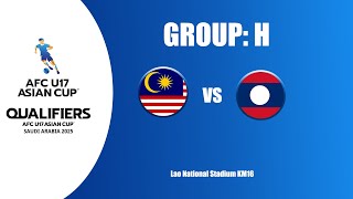 AFC U17 ASIAN CUP 2025 Qualifiers Malaysia VS Laos [upl. by Portwine]