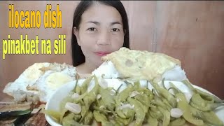 ilocano dish pinakbet na siliburong isdaeggfried talong mukbang Philippines [upl. by Letney]