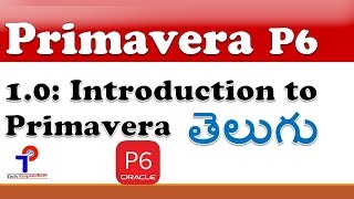 1 Primavera Learning  Introduction To Primavera  Project Management  Tech Prapancham [upl. by Anahir]