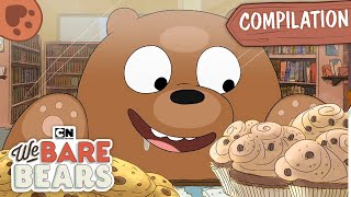 We Bare Bears Marathon  One Hour Compilation  Cartoon Network [upl. by Anirbus]