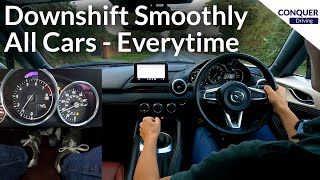 Easiest Way to Downshift Smoothly  Works in Every Manual Car [upl. by Loni]